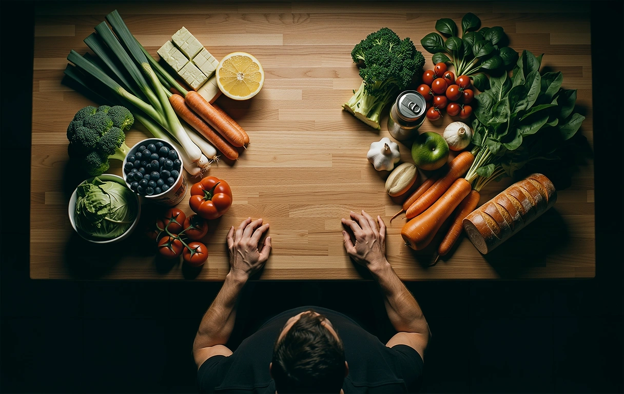 Atmósfera de cocina saludable
